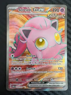 Pokemon TCG Twilight Masquerade Scream Tail ex 197/167 Ultra Rare Full Art NM - Image 1
