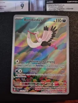 Bombirdier 219/198 Pokemon TCG SV01: Scarlet & Violet Base Illustration Rare NM - Image 1