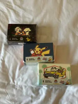 Pokemon World Championships 2025 Anaheim All 3 Double Deck Box Bundle - Image 1