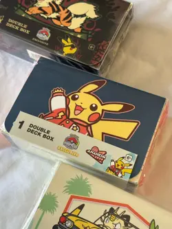 Pokemon World Championships 2025 Anaheim All 3 Double Deck Box Bundle - Image 3
