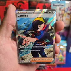 Pokemon Twilight Masquerade Ultra Rare Full Art Trainer Carmine 204/167 - Image 1