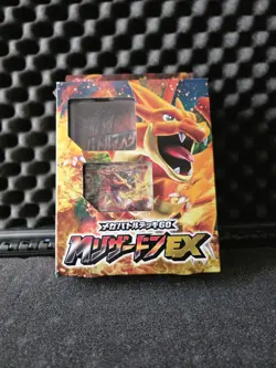 Opened XY Pokemon Mega Battle Deck M Charizard EX Japanese Box - Image 1