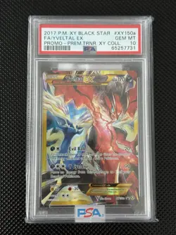 PSA 10 Pokemon Yveltal EX XY Premium Trainer Coll. Full Alt Art Promo #XY150a - Image 1