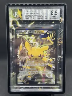 Pikachu EX XY124 Pokemon Black Star Promos Red & Blue Collection BGS 8.5 NM-MT + - Image 1