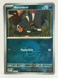 Houndour (Poke Ball Pattern) - Pokemon TCG Prismatic Evolutions 062/131 - HOLO - Image 1