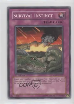 Survivial Instinct 1st Ed. YuGiOh Dinosaur's Rage Structure Deck #SD09-EN029 - Image 1