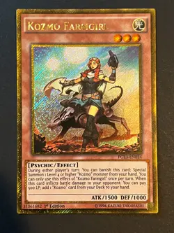 YUGIOH KOZMO DECK- FARMGIRL- STRAWMAN- DARK DESTROYER- WITCH- MACHINE- NEAR MINT - Image 2