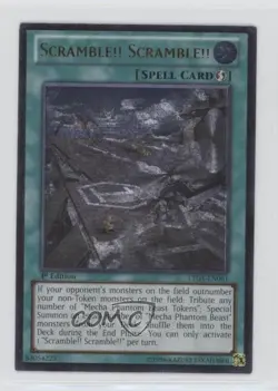 Scramble!! Scramble!! (UL) 1st Ed. YuGiOh Lord of the Tachyon Galaxy #LTGY-EN061 - Image 1