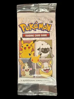 SEALED 25th Anniversary General Mills Pokemon Cereal 3 Card Packs Fun Pack - Image 1