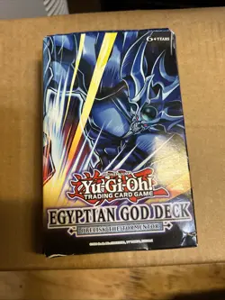 Yugioh Egyptian God Deck: Obelisk the Tormentor | Sealed | Outer Box Damaged - Image 1