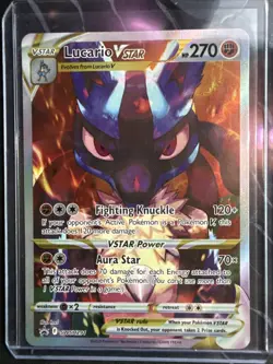 Lucario VSTAR SWSH291 Sword & Shield Promo Card Holo Full Art Pokemon TCG - Image 1