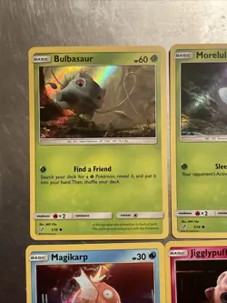 POKEMON TCG! COMPLETE COMMON DETECTIVE PIKACHU 8 Card Set ALL HOLO CARDS! MINT! - Image 2