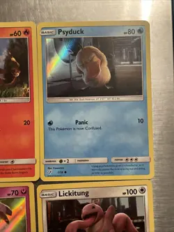 POKEMON TCG! COMPLETE COMMON DETECTIVE PIKACHU 8 Card Set ALL HOLO CARDS! MINT! - Image 5