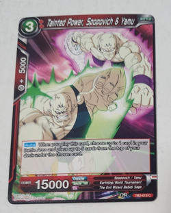 Dragon Ball Super Card Game Tainted Power Spopovich & Yamu TB2-015 C x4 Playset - Image 2