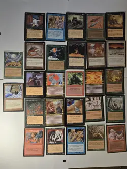 Old School Vintage Magic the Gathering MTG 27 Card Lot See Photos/Desc for Cards - Image 1