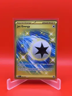 Pokemon TCG Jet Energy 252/191 Surging Sparks Hyper Rare Card (NM Condition) - Image 1