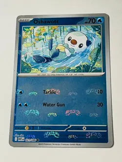 Pokemon TCG OSHAWOTT 021/086 Master Ball Reverse Holo SV White Flare Card NM - Image 4