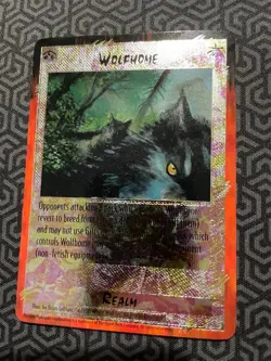 White Wolf RAGE CCG *Wolfhome* Realm Foil Promo Card 1995 Mint Pristine OOP - Image 2