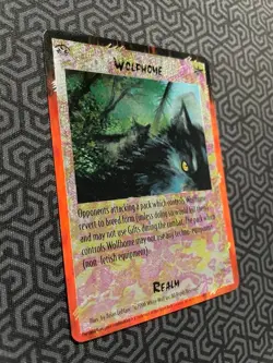White Wolf RAGE CCG *Wolfhome* Realm Foil Promo Card 1995 Mint Pristine OOP - Image 3