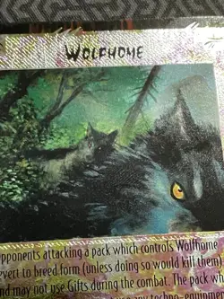 White Wolf RAGE CCG *Wolfhome* Realm Foil Promo Card 1995 Mint Pristine OOP - Image 5