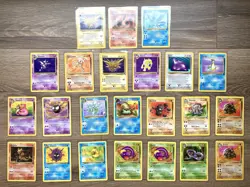 Articuno Zapdos Moltres Pokemon Fossil WOTC Vintage - 23x Card LOT - Image 1