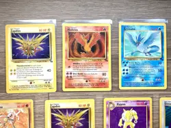 Articuno Zapdos Moltres Pokemon Fossil WOTC Vintage - 23x Card LOT - Image 2
