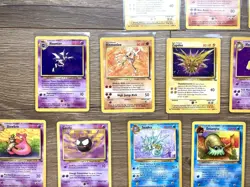 Articuno Zapdos Moltres Pokemon Fossil WOTC Vintage - 23x Card LOT - Image 3