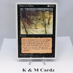 MTG - 4th Edition - Ashes to Ashes - Uncommon - Near Mint - Image 1