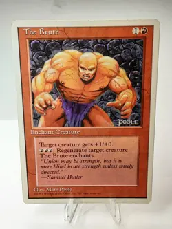 MTG - 4th Edition - The Brute - Common - Near Mint - Image 1