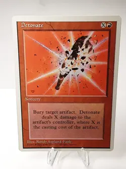 MTG - 4th Edition - Detonate - Uncommon - Near Mint - Image 1