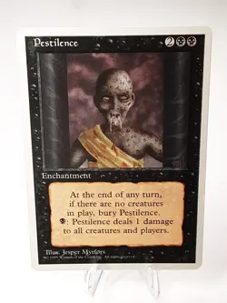 MTG - 4th Edition - Pestilence - Common - Near Mint - Image 1
