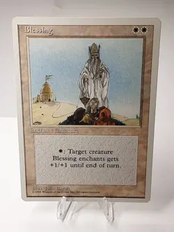 MTG - 4th Edition - Blessing - Rare - Near Mint - Image 1