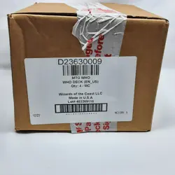 Sealed Case - 1 of Each - Doctor Who - Commander Decks - MTG - Image 1