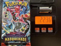 Pokemon Twilight Masquerade Booster Pack Sealed 22.36g 3.71mm - Image 1