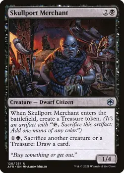 [MTG] Skullport Merchant (120) (AFR) LP-HP - Image 1