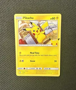 Pokemon TCG Pikachu 25/25 Regular 25th Anniversary McDonald’s Promo NM - Image 1