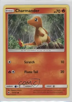 Charmander Pokemon Sun & Moon Burning Shadows #18 - Image 1