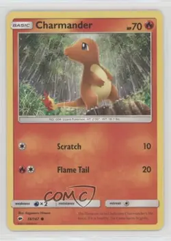 Charmander Pokemon Sun & Moon Burning Shadows #18 - Image 1
