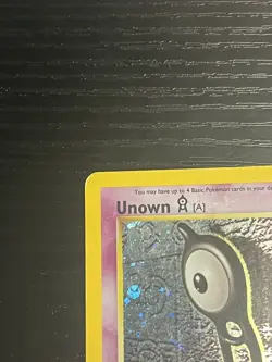 Pokemon TCG Unown [A] 14/75 Neo Discovery Holo Rare Vintage Nintendo 2001 MP - Image 3