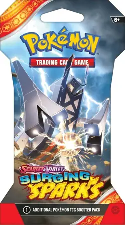 Pokemon TCG Surging Spark - Single Booster Pack - Pack Art May Vary - 10 Cards - Image 2