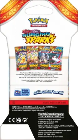 Pokemon TCG Surging Spark - Single Booster Pack - Pack Art May Vary - 10 Cards - Image 3