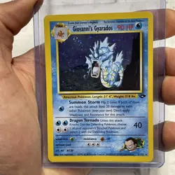 Pokemon Giovanni's Gyarados - 5/132 Gym Challenge Holo LP/NM Vintage Pokemon TCG - Image 1