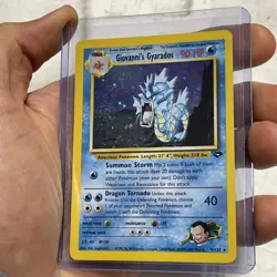 Pokemon Giovanni's Gyarados - 5/132 Gym Challenge Holo LP/NM Vintage Pokemon TCG - Image 2