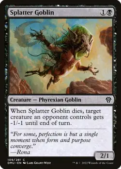 [MTG] Splatter Goblin (109) (DMU) LP-HP - Image 1