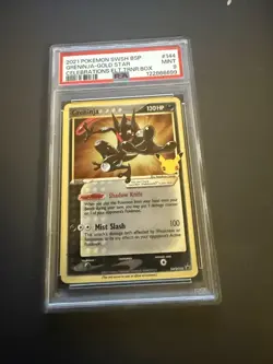 🔥 Pokemon TCG 🔥 Greninja Gold Star - SWSH144 - Celebrations ETB Promo - PSA 9! - Image 1