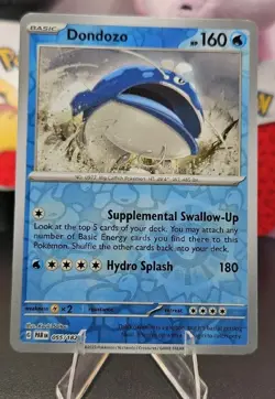 Dondozo 055/182 Sv04: Paradox Rift Reverse Holo - Pokemon - Free Shipping - NM/M - Image 1