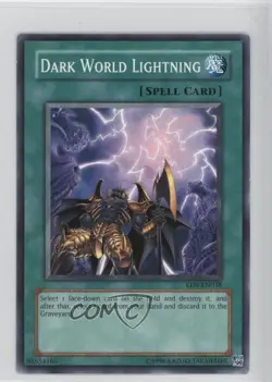 Dark World Lightning Unlimited YuGiOh Elemental Energy #EEN-EN038 2005 - Image 1