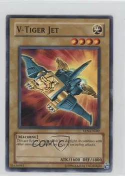 V-Tiger Jet Unlimited YuGiOh Elemental Energy #EEN-EN002 2005 - Image 1