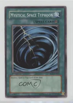 Mystical Space Typhoon 1st Ed. YuGiOh Dragon's Roar Structure Deck #SD1-EN011 - Image 1