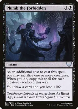 [MTG] Plumb the Forbidden (081) (STX) LP-HP - Image 1